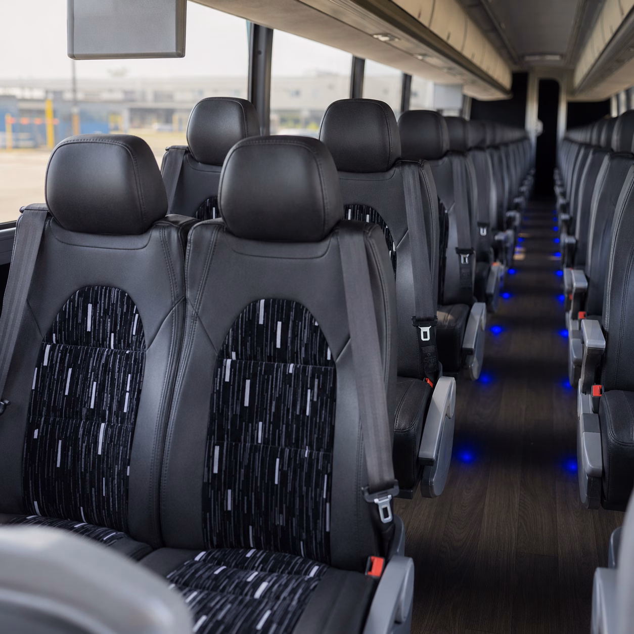vallejo charter bus services interior
